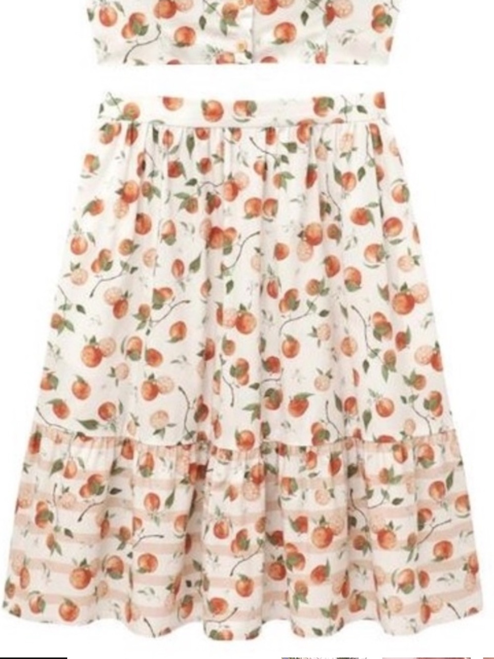Gal Meets Glam Tina clementine orange skirt
